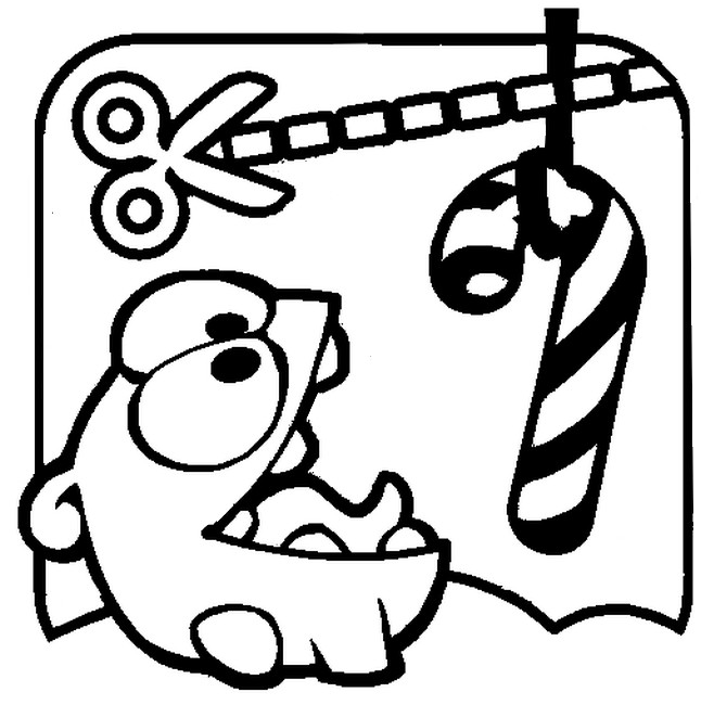 Coloring Pages Cut The Rope Drawing 646x650 Coloring Pages Cut The Rope Drawing