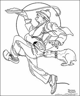 Norman Rockwell Coloring Pages 271x325 Norman Rockwell Coloring Pages