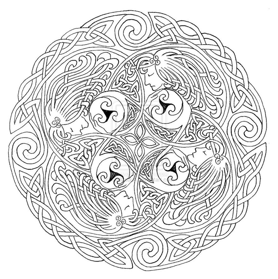 892x895 Drawing Norse Mythology 31 Coloring Pages
