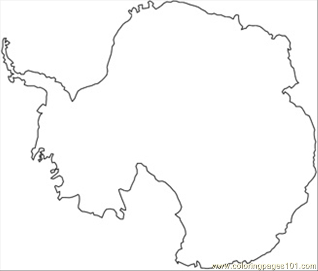 North America Coloring Page