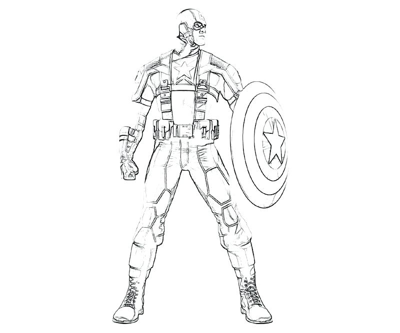 800x667 America Coloring Pages Captain Winter Soldier Coloring Pages