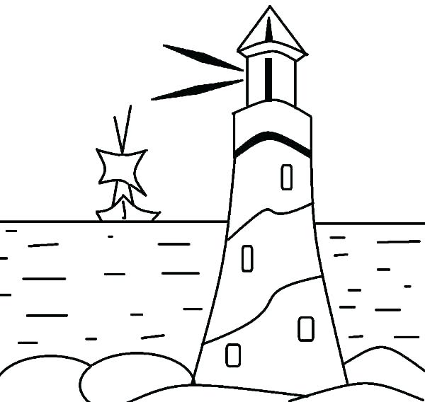 Lighthouse Coloring Pages Printable Lighthouse Coloring Pages 600x568 Lighthouse Coloring Pages Printable Lighthouse Coloring Pages