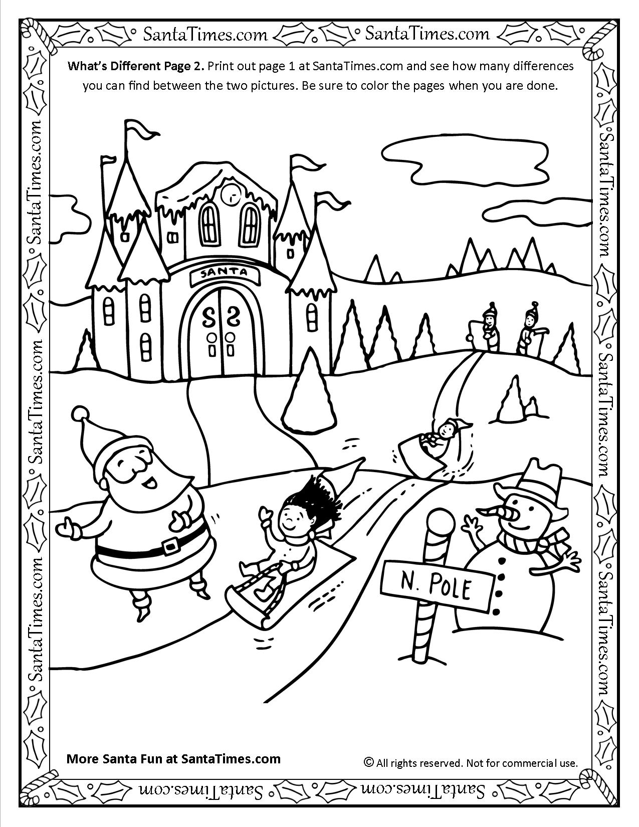 1275x1650 North Pole Gnomes Carrying Sticks Coloring Pages For Kids
