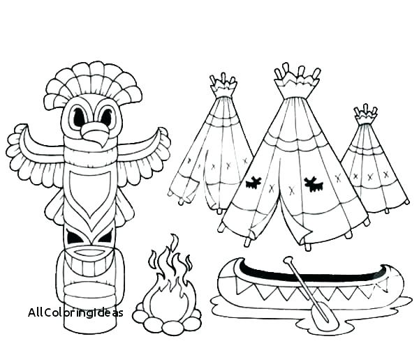 600x499 Totem Pole Coloring Pages North Pole Coloring Pages Totem Pole