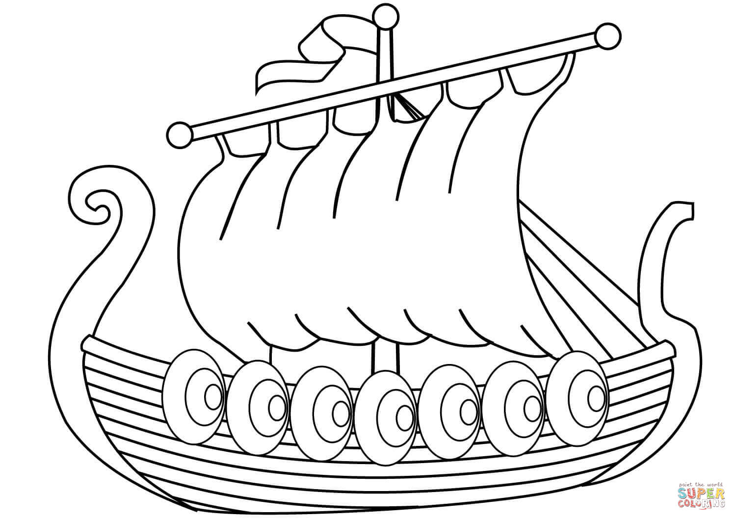 1500x1060 Viking Coloring Pages