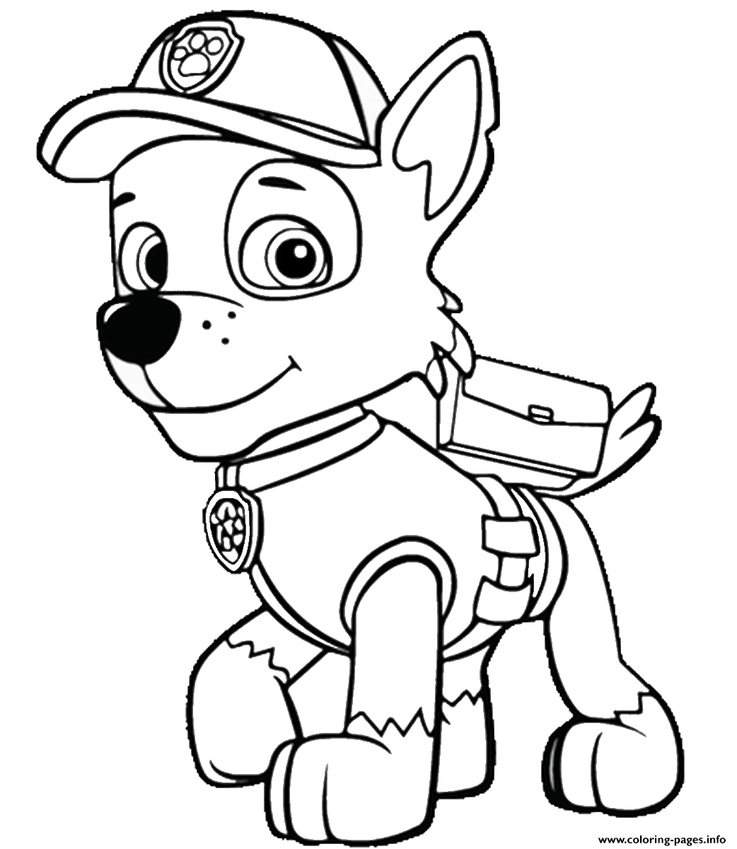 1042x1200 Free Paw Patrol Coloring Pages