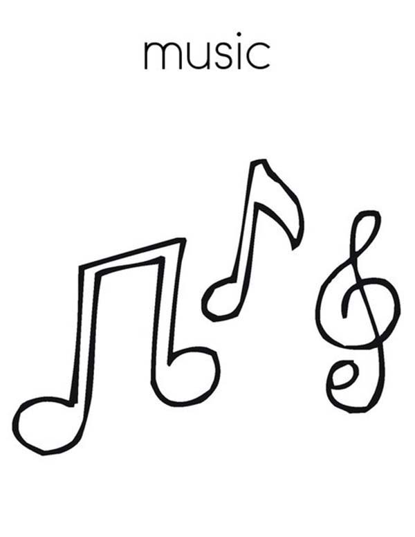 600x776 Treble Clef Is Music Note Coloring Page Color Luna