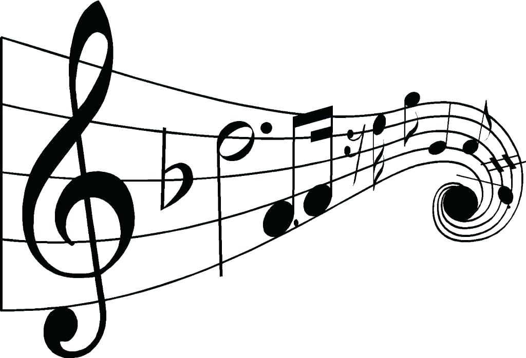 1024x698 Coloring Page Of Music Notes