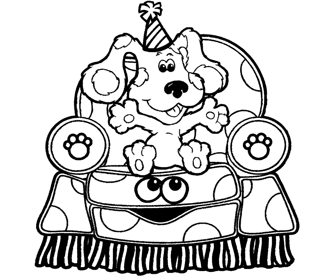 1080x900 Hurry Blues Clues Notebook Coloring Page Pages With Wallpapers