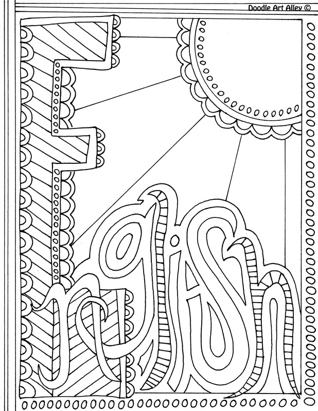 618x800 Subject Cover Pages Coloring Pages