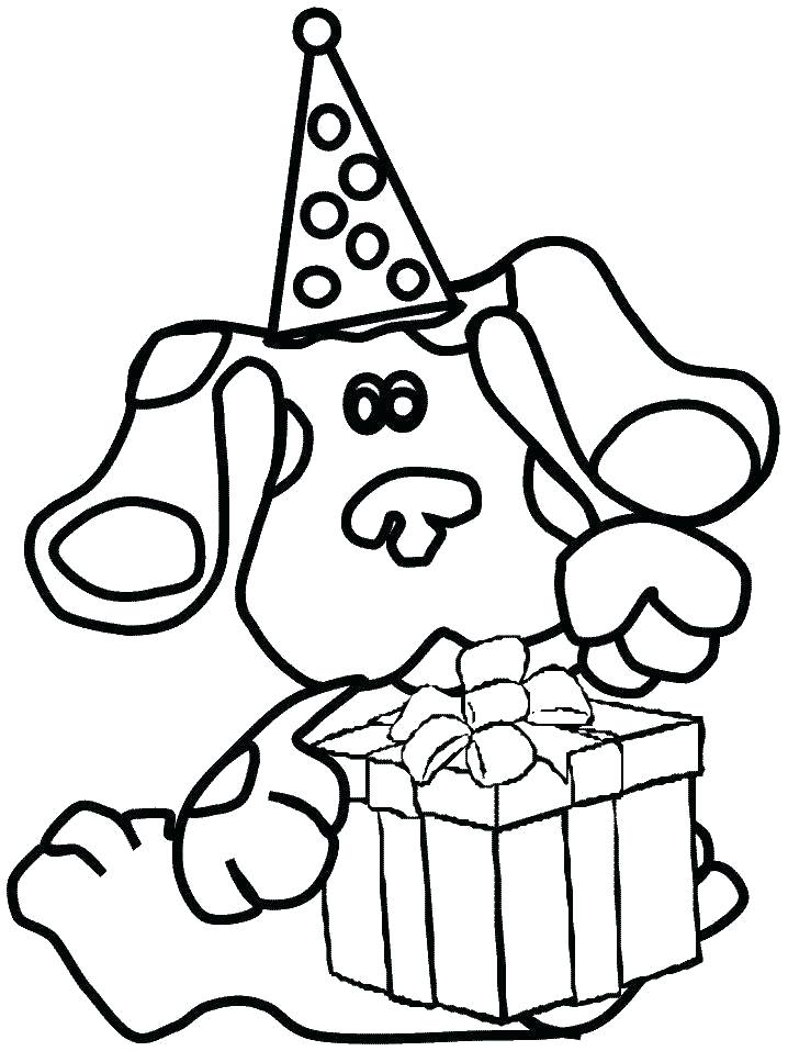 718x957 Blues Clues Coloring Page Blue Clues Coloring Pages Blue Blues
