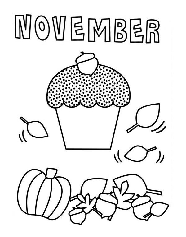 600x762 November Coloring Pages November Coloring Pages For Kindergarten