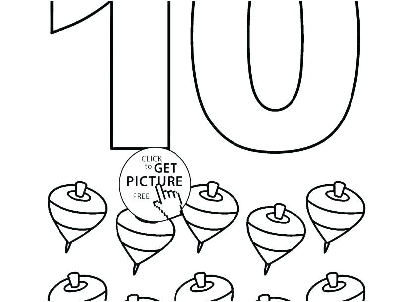 827x609 Coloring Pages Numbers Number Coloring Pages Printable Number