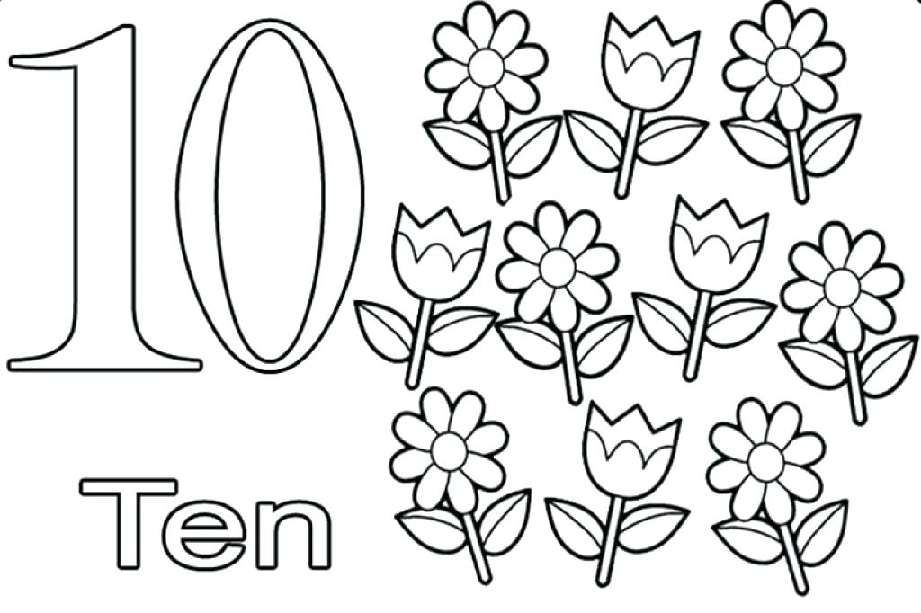 Number 10 Coloring Page at GetColorings.com | Free printable colorings