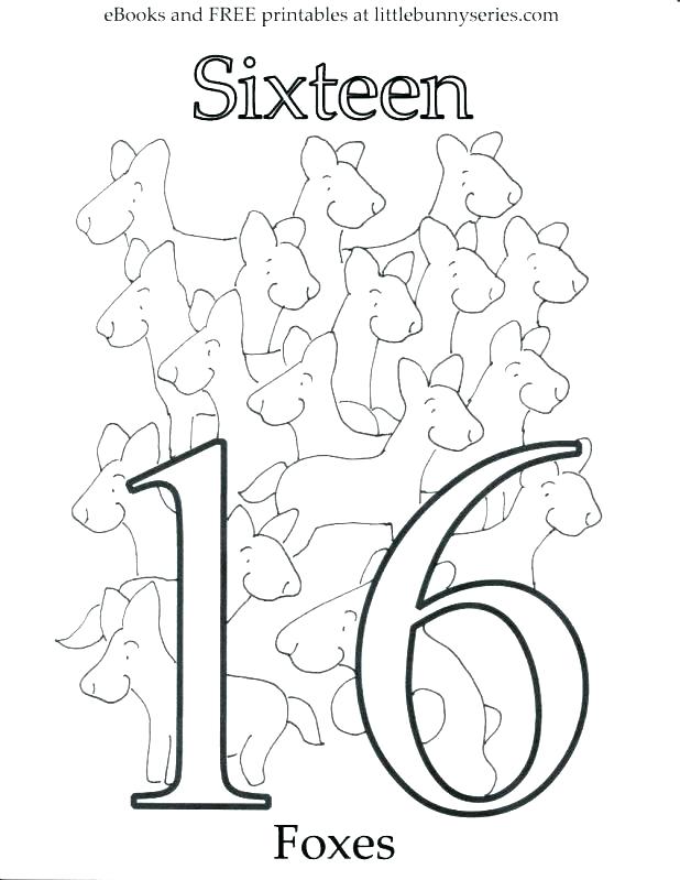 618x799 Number Coloring Pages 1 10 Numbers Coloring Coloring Pages