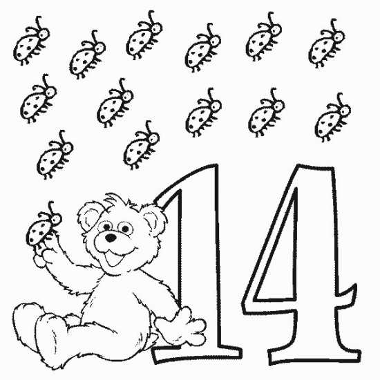 550x550 Free Printable Number Coloring Pages For Kids