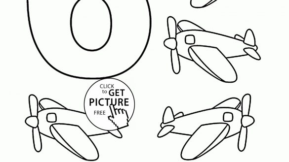 585x329 Number 6 Coloring Page Coloring Book Coloring