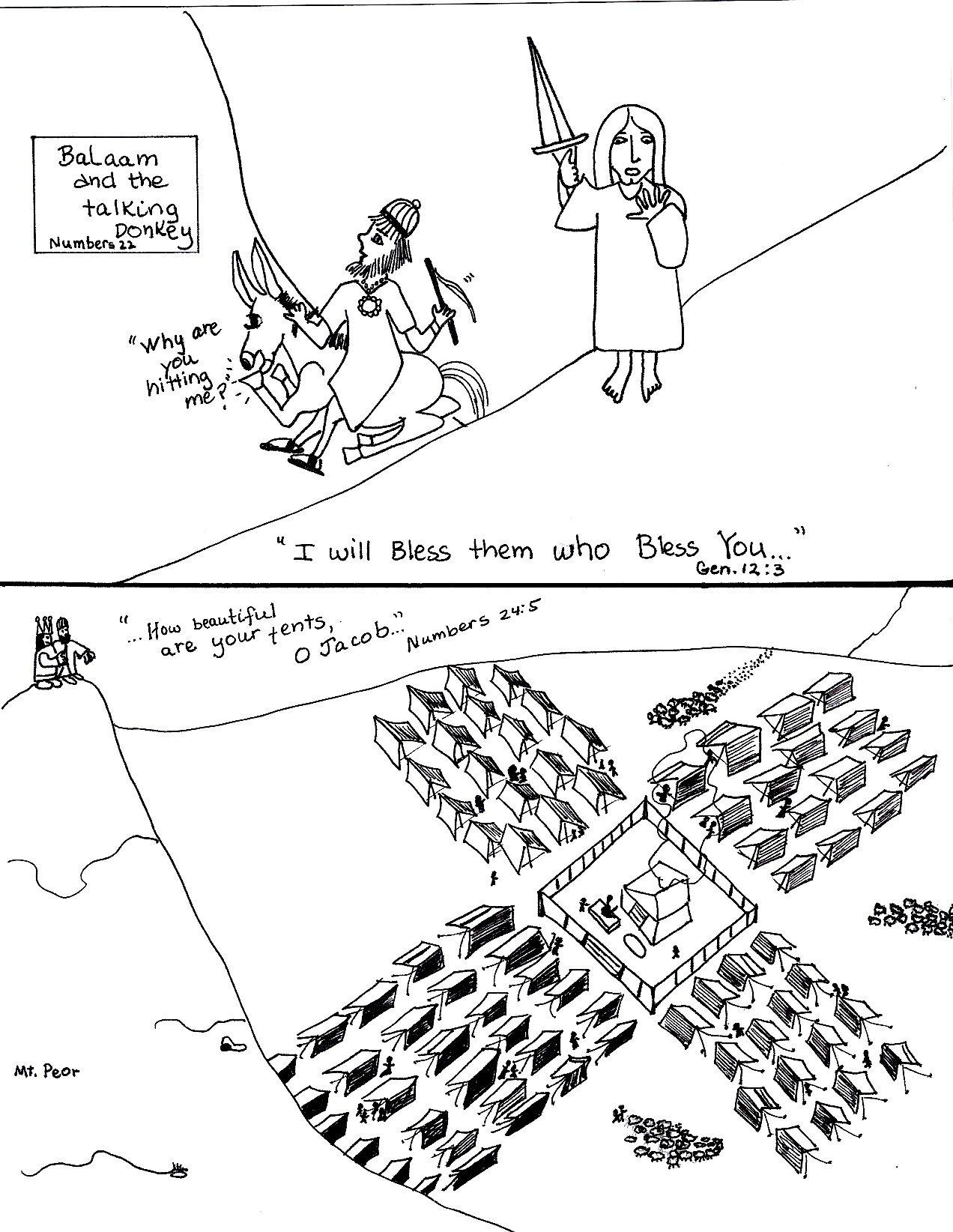 1272x1644 Noted Balaam Donkey Coloring Page Talking Aunt