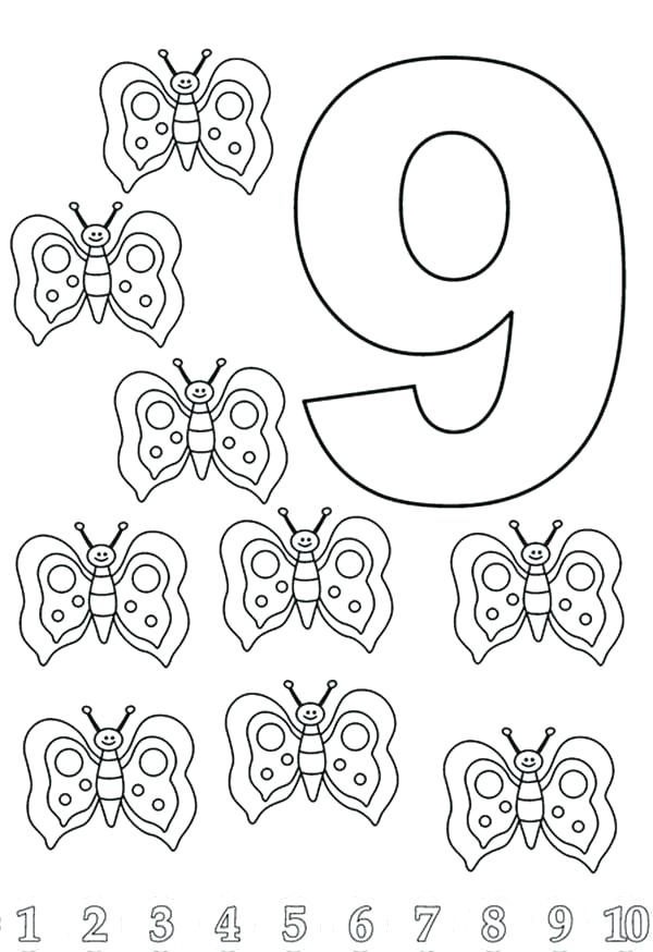 Number 2 Coloring Page Number Coloring Pages Also Butterfly 600x874 Number 2 Coloring Page Number Coloring Pages Also Butterfly