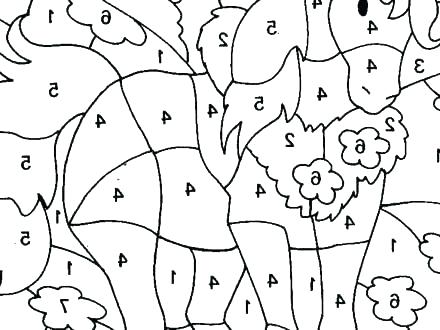 440x330 Number 4 Coloring Page Coloring Pages With Numbers Coloring Pages