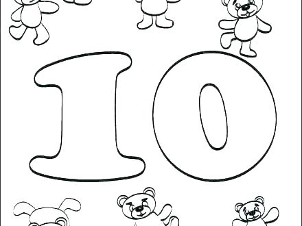 440x330 Number 5 Coloring Page Number 5 Coloring Page Numbers Coloring