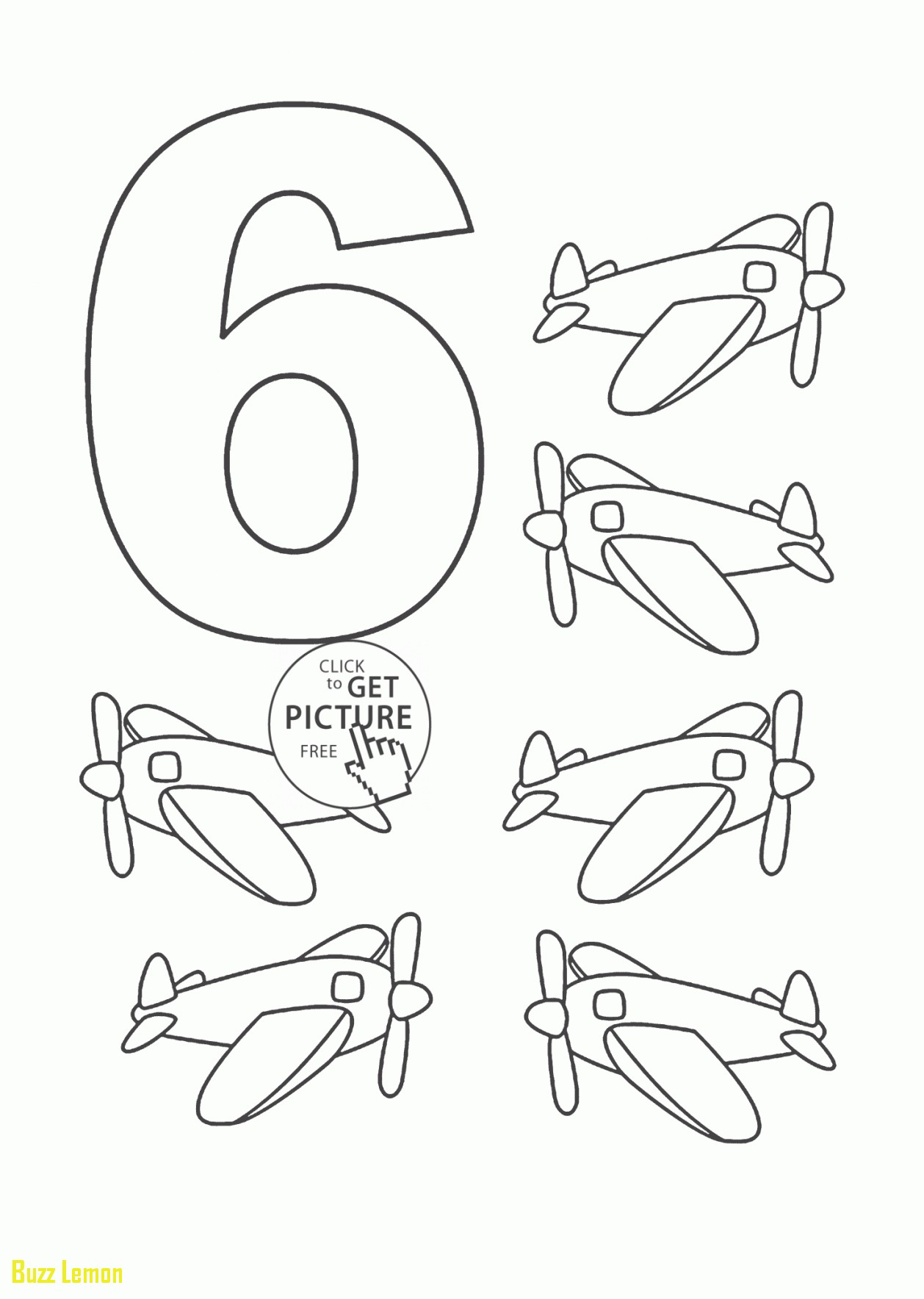 1258x1768 Inspirational Number 6 Coloring Page Buzz Coloring