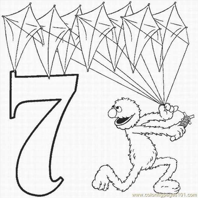 Numbers Coloring Pages 7 Lrg Coloring Page 650x650 Numbers Coloring Pages 7 Lrg Coloring Page