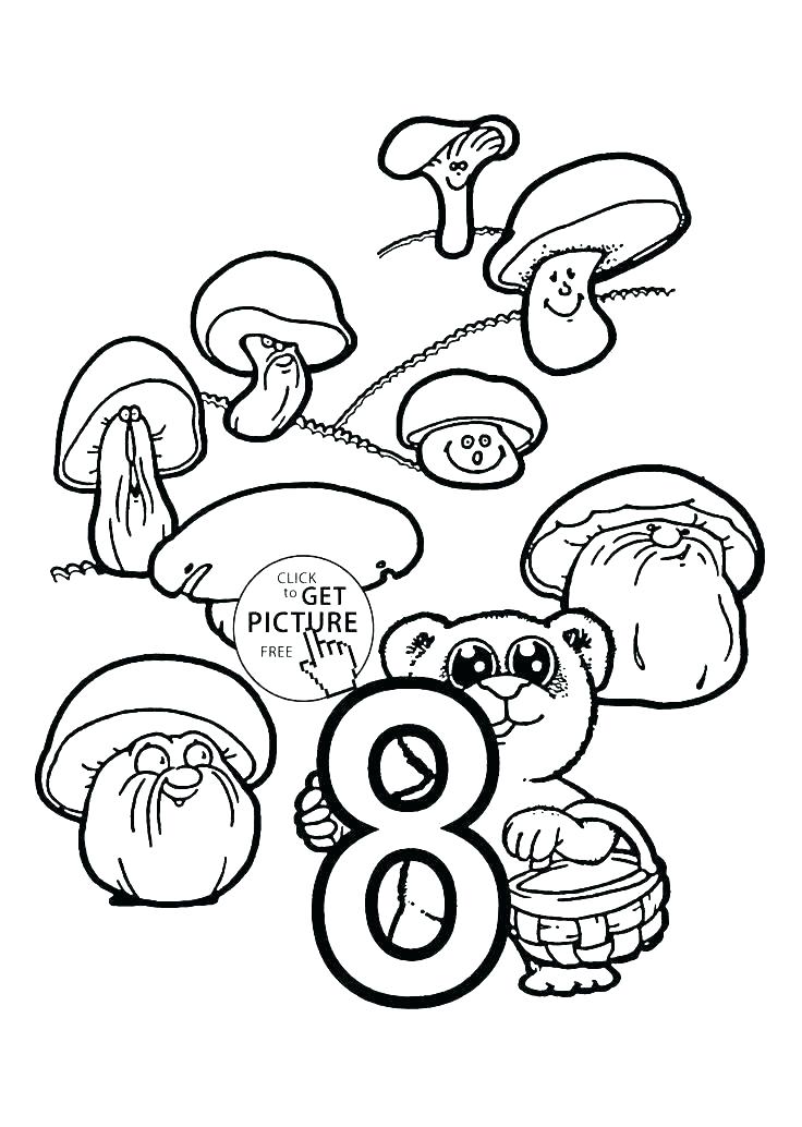 736x1034 Number 8 Coloring Page Number 8 Coloring Page Counting Coloring