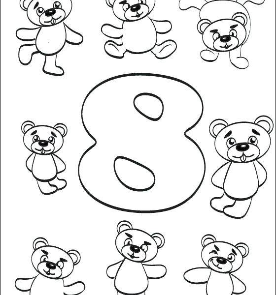 560x600 Number 8 Coloring Page Number 8 Coloring Page Download Number