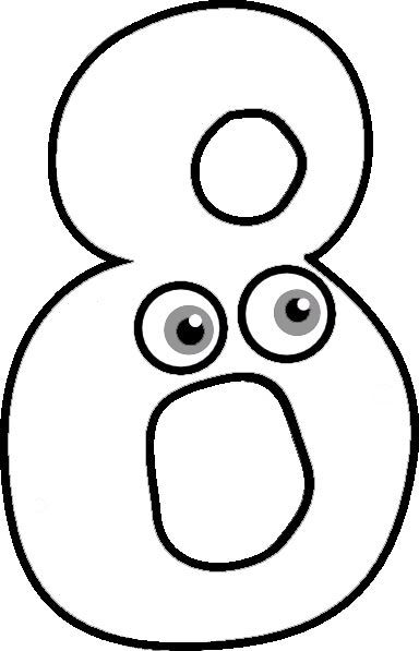 384x597 Number 8 Coloring Projects With My Grandson Number