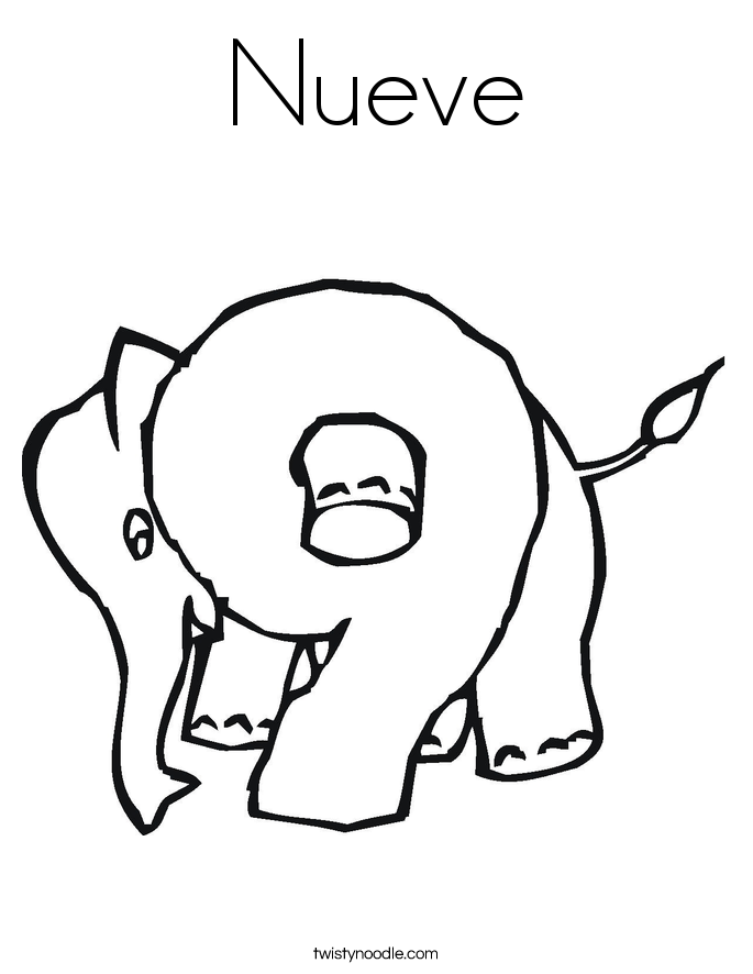 685x886 Number 9 Coloring Pages