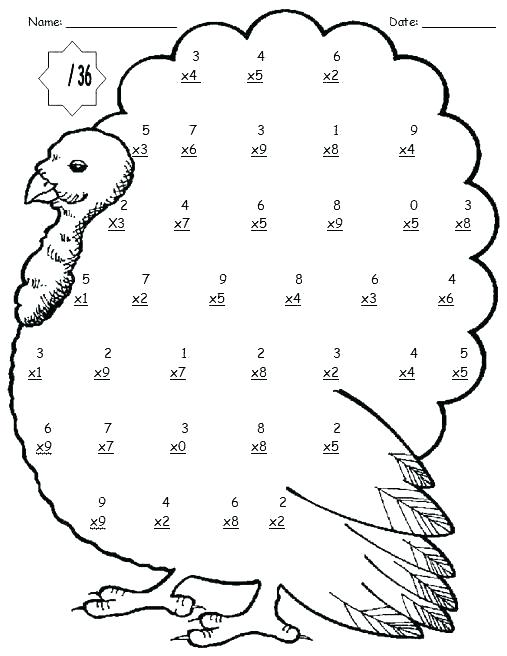 507x656 Number Coloring Pages Printable Number Coloring Page Number