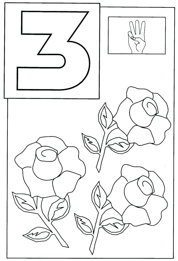 618x903 Number 5 Coloring Page Coloring Pages Numbers 1 Plus Number Number