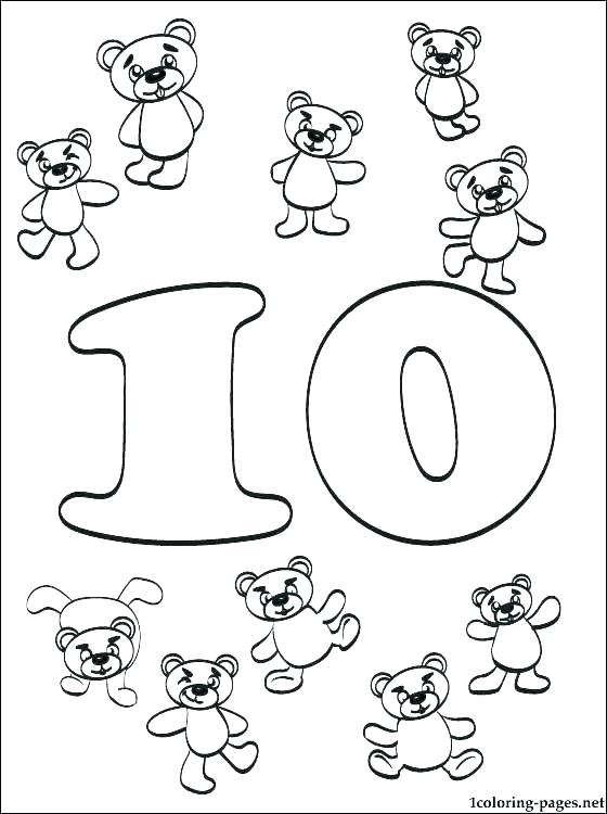 560x750 Number Coloring Pages 1 10 Coloring Pages Numbers Number Coloring