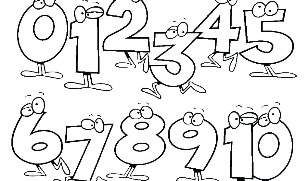 1024x600 Number 10 Coloring Pages Coloring Pages Of Numbers Numbered