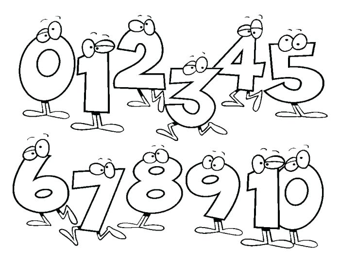 700x541 Number Coloring Pages 1 20 Pdf Numbers 1 Coloring Pages Numbers 1