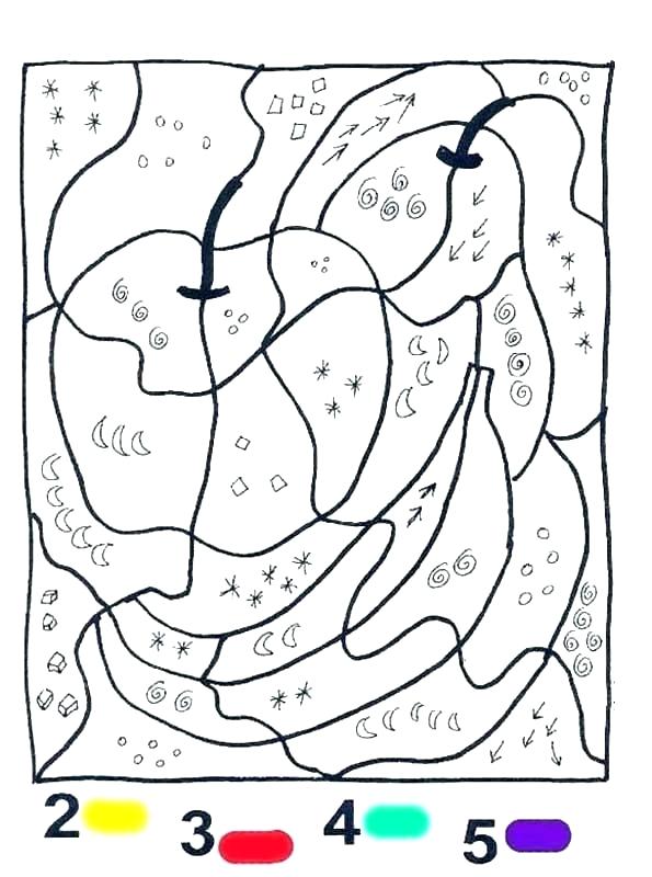 595x800 Numbers Coloring Page Color The Numbers Coloring Page Printable