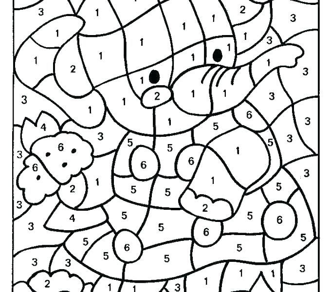 678x600 Numbers Coloring Pages To Print Color By Number Coloring Pages