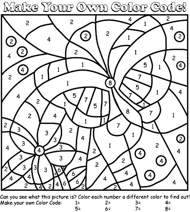 Free Coloring Pages To Print Butterfly Color By Number Coloring 645x719 Free Coloring Pages To Print Butterfly Color By Number Coloring