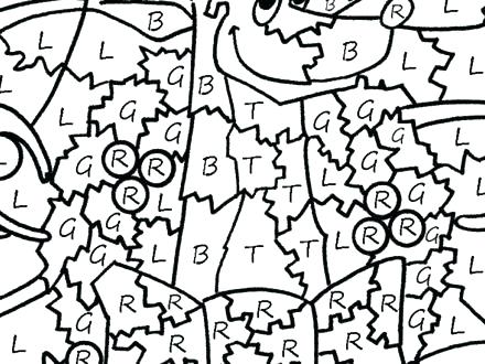 440x330 Kindergarten Color Number Printable Worksheets Number Coloring