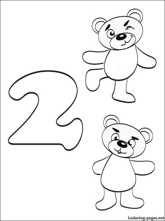 560x750 Number 2 Coloring Sheets Toddlers Number 2 Coloring Sheets