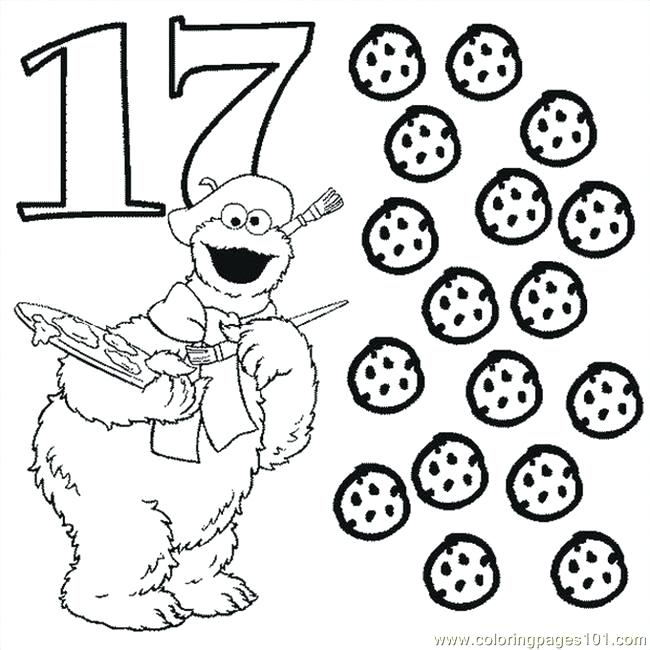 650x650 Numbers Coloring Sheets