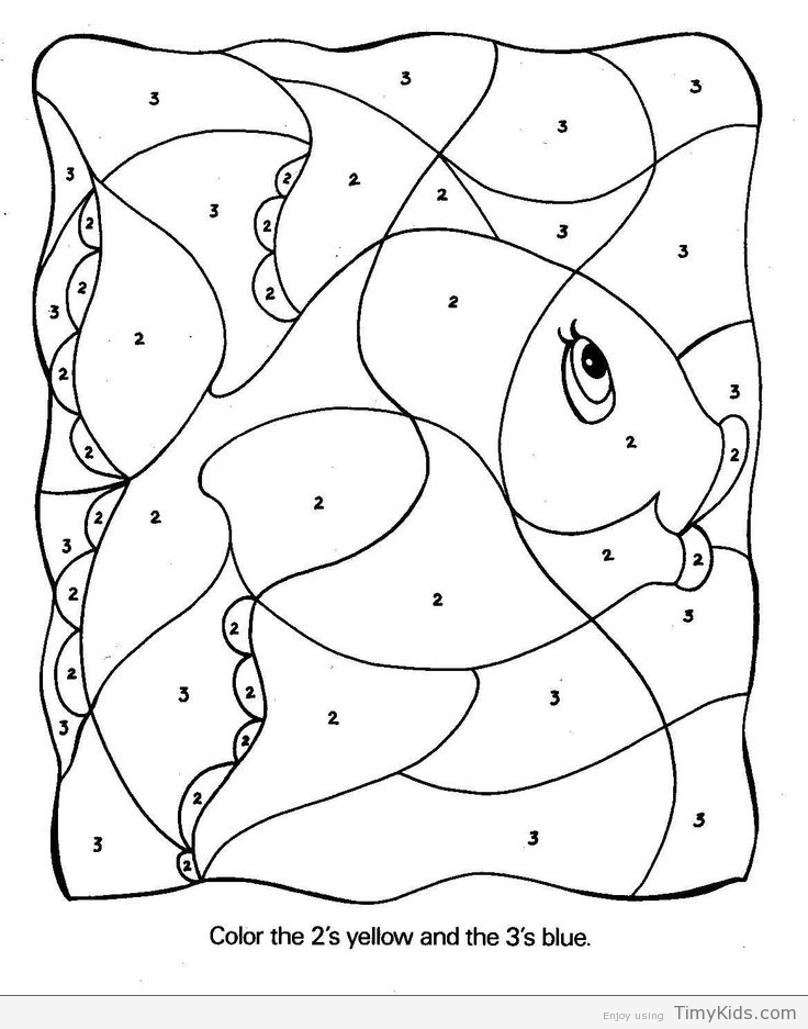 736x937 Color By Number Coloring Pages For Kindergarten Timykids