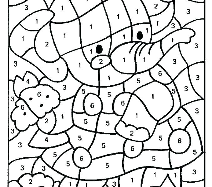 678x600 Number Coloring Pages Mesmerizing Number Coloring Pages 3 Color By