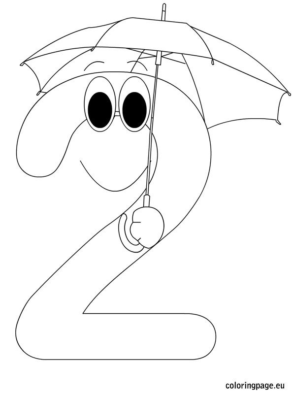 Number Two Coloring Page Numbers Number, Math 595x804 Number Two Coloring Page Numbers Number, Math