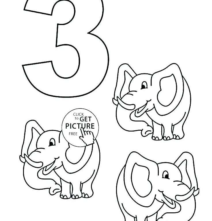 Unique Ideas 3 Coloring Page Number 3 Coloring Pages Preschool 736x768 Unique Ideas 3 Coloring Page Number 3 Coloring Pages Preschool