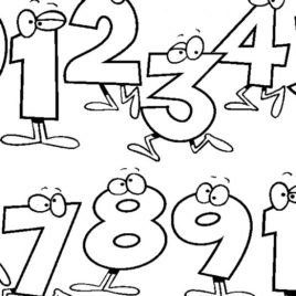 Preschool Coloring Pages With Numbers Archives 268x268 Preschool Coloring Pages With Numbers Archives