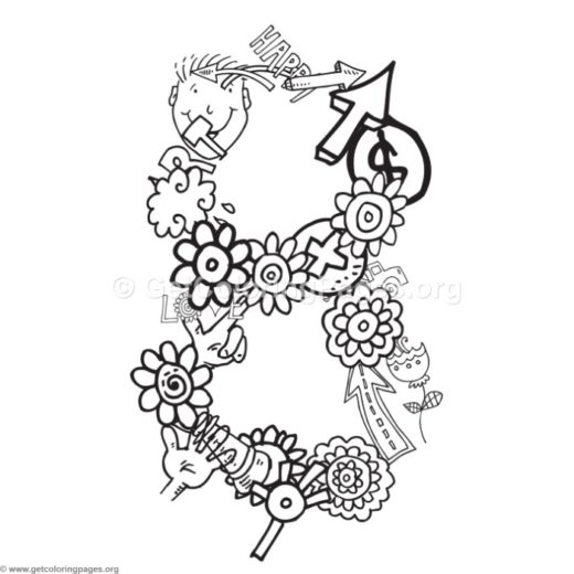 Numbers Coloring Pages Pdf 520x520 Numbers Coloring Pages Pdf