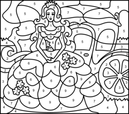 256x226 Princesses Coloring Pages