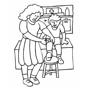 Nurse Coloring Pages